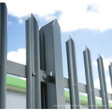 Hot DIP galvanização Security Steel Fence
